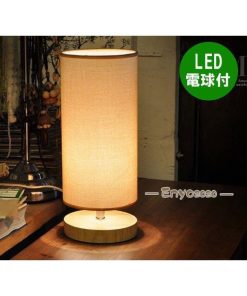 フロアスタンドライト  和風　麻　LED電球付き コンパクト ラウンド スクエア　ホテル LEDスタンドライト 北欧 おしゃれ　スイッチ付き フロアライト 間接照明 * テーブルライト