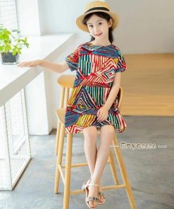 韓国子供服 ワンピース 女の子  夏ワンピ リゾートワンピ ハワイアン キッズ ガールズ 夏服 海 海外旅行 パーティー オシャレ 110 140 130 150 160cm 120 * ワンピース、チュニック