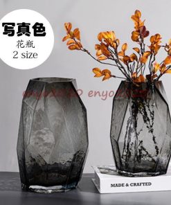 花瓶 ガラス製  おしゃれ フラワーベース 透明 生け花 造花用 水栽培ポット 花器 花びん かびん シンプル インテリア 置物 リビング 食卓 玄関 窓辺 書斎 寝室 * 花瓶、花器