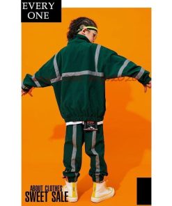 キッズ ダンス衣装 セットアップ ヒップホップ HIPHOP  子供 上下セット トップス ズボン パンツ ジャズダンス ステージ衣装 演出服  練習着 セール * 新体操ウエア