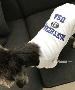 ペア犬用　半袖Tシャツ夏服　犬服親子 お出かけに ドッグウェア 小型犬用 ペット親子お揃い 犬の服 ドッグウェア ペットとお揃いTシャツ * 犬の服