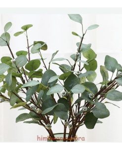 デコ素材 造花 人工観葉植物 葉 アレンジ 同色3本セット リース ユーカリの葉 ブーケ 本物そっくり ユーカリ フェイクグリーン * 花束、アレンジメント