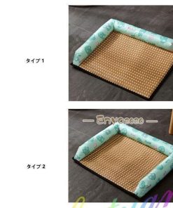 ペットベッド ひんやり ペット用クッション 夏用 涼しい席 い草シート 夏 夏用ベッド 犬 猫 ペット用クールソファ マット 洗える 暑さ対策 通気 * その他犬用品