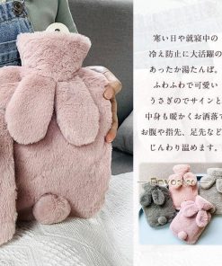 湯たんぽ かわいい 注水式 おしゃれ うさぎ ウサ耳 ゆたんぽ レディース お湯 冷え対策 秋冬 暖かい もこもこ あったかグッズ ゆたんぽ 冷え性 * 湯たんぽ