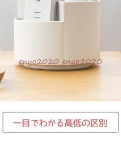 ペンスタンド 整理収納 ペンホルダー ペン立て 省スペース 筆箱 ペン立て 回転式 シンプルなデザイン 多機能 小物収納 机収納ケース オフィス用 * 鉛筆立て、ペン立て