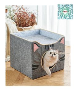 ペットテント ペットベッド キャットハウス 小型犬 猫 犬 猫箱 ペットグッズ ドッグハウス キャットハウス 猫ハウス 隠れ家 組み立て簡単 かわいい 寝床 * ペットハウス