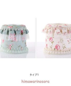 ティッシュケース ボックス 雑貨のワイルドフラワー おしゃれ 箱 レース  ティッシュカバー 刺繍 * ティッシュケース