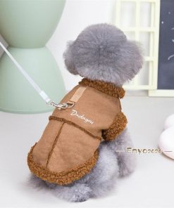 犬の服 秋冬 ドッグウェア 犬服 裏起毛 暖かい 防寒 もこもこ ふわふわ 可愛い カワイイ ペットパジャマ 犬洋服 ギフト プレゼント 犬用品 * 犬の服