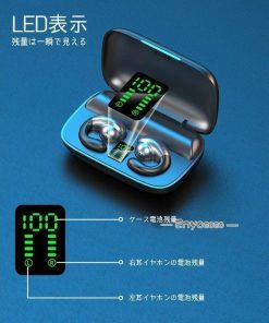 片耳 自動ペアリング 高音質 プレゼント 骨伝導イヤホンマイク Bluetooth5.1 イヤホン 防水 新店開き限定特売！ワイヤレスイヤホン ブルートゥース5.1 Iphone * イヤホン本体