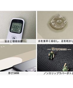 風呂 浴室 足ふきマット, バスマット けいそうどまっと バス 吸水マット, カビや雑菌をブロック, 適しています 珪藻土 速乾トレー ソフト キッチン 洗面所 * バスマット