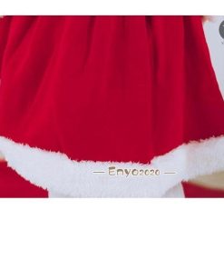 ワンピース&amp;帽子 キッズ サンタ服 2点セット サンタコスプレ 女の子 パーティー クリスマス衣装 サンタクロース * キャラクター衣装