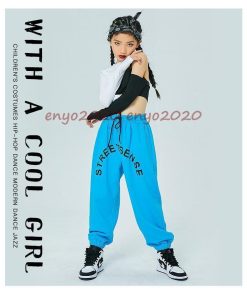 キッズ ダンス衣装 へそ出し 練習服 ヒップホップ トップス パンツ へそ出し ダンス衣装 子供 HIPHOP ジャズダンス 応援団 発表会 単品販売 体育祭 演出服 * レッスンウエア