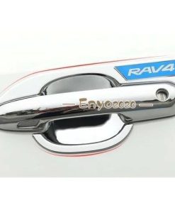 Rav4 パーツ ドアハンドルカバー トヨタ 新型RAV4 アウトサイトハンドルガーニッシュ アクセサリー 50系 ドアハンドルプロテクター * ドアハンドル