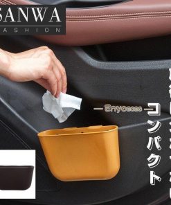 4点セット 車ゴミ箱 車載用 ゴミ袋 ダストボックス 携帯ゴミ箱 荷物収納 隙間収納 小物入れ 便利  グッズ 簡単取付 車内 車の収納バッグ 汎用 * 収納用品