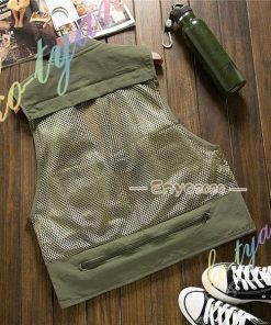 メンズ 多機能ベスト アウトドアベスト 作業服 春 新作ベスト 大 夏 登山旅行 登山 大 撮影 お釣り * 前開き