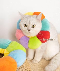 エリザベスカラー ソフトタイプ 猫用 猫用品 猫グッズ 犬用 犬用品 犬グッズ ペット用品 エリザベス ドーナツ 布製 かわいい間 花 クッション * 猫の服