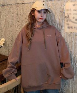 レディース ゆるTシャツ トップス シンプル ゆったりプルオーバー トップス プルオーバー フード付き * 長袖