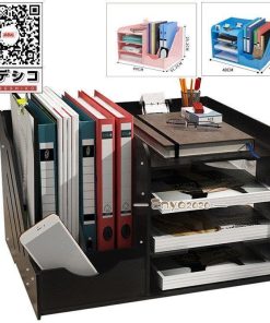 ボックスファイル 卓上 ファイルボックス 文具収納 書類ケース 学校 机収納ケース 卓上ケース ドキュメントスタンド 小物入れ 書類棚 分類 オフィス * 書類ケース、図面ケース