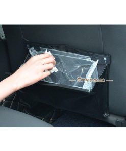 車ゴミ箱 車載用 ゴミ袋 ダストボックス 携帯ゴミ箱 荷物収納 隙間収納 小物入れ 便利  グッズ 車内 簡単取付 汎用 車の収納バッグ * 収納用品