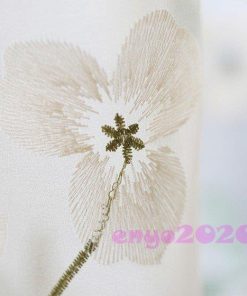 おしゃれ Uvカット 安い 北欧 カーテン オーダー対応 花柄 刺繍 片開き1枚 お得サイズ 幅60?100cm丈101?200cm タッセル付き 両開き2枚組 レース * レースカーテン