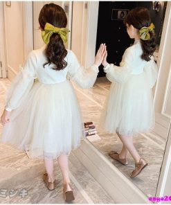 子供ドレス ピアノ 発表会 結婚式 ドレス 子供 子供服 女の子 長袖ワンピース お姫様 ドレスワンピース 二次会 フォーマル 演奏会 新品 誕生日 七五三 入学式 * ドレス