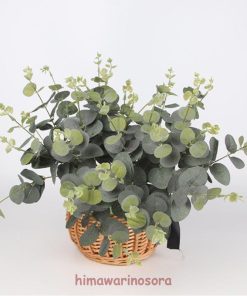 人工観葉植物 ユーカリの葉 フェイクグリーン 本物そっくり デコ素材 リース 葉 2本セット 造花 ユーカリ ブーケ アレンジ * 花束、アレンジメント