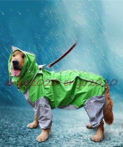 犬用レインコート 犬用 防水 レインコート 雨天対策 中型犬 大型犬 フード付き 梅雨 散歩 雨具 撥水 お洒落 ポンチョ カッパ ペット服 * レイングッズ