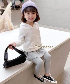 プリーツ スカッツ チュチュスカッツ 女の子 レギンスパンツ ボトムス スカート 子供服 重ね着 ロングパンツ パンツ キッズ 10分丈 フレア * スカート