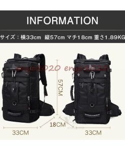 メンズ 3Way 大容量 防災 50L バックパック 旅行 レディース 登山リュック 40L リュックサック アウトドア 遠足 * バックパック、ザック