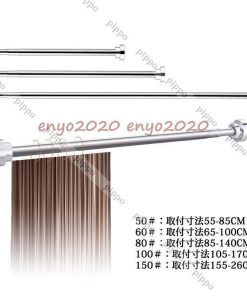 つっぱり棒 ドリル不要 伸縮棒 ステンレス 強い負荷 極太 貸家に勧め 55-260cm クローゼットロッド シャワーカーテンロッド 強力突っ張り棒 カーテンロッド * 突っ張りラック