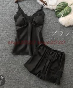 キャミソール ショートパンツ  春 秋 パジャマ 夏 部屋着 ルームウェア 2点セット 上下 代引不可 上下セット リラックス * 上下セット