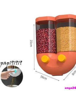 省スペース 米びつ プラスチック 米櫃 ABS 透明 食品保存容器 洗える おしゃれ 密封 PC シンプル スリム * 米びつ