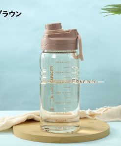 水筒 大容量 ワンタッチ 直のみ プロテイン 運動水筒 1.5L 2L 茶こし付き プラスチック ボトル ジム 体操 登山 トレーニング 軽い ヨガ * 水筒