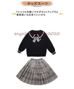 入学式 フォーマルスーツ 卒業式 スーツ 女の子 女子 高校生  中小学生 レデイース ジャケット スカートスーツ 2点セット ネクタイ付き  入学式 発表会 卒服 * スーツ、ブレザー