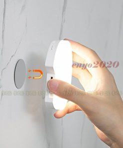 小型 LED 暖色 人感センサー 照明  マグネット着脱式 フットライト センサーライト 屋内 ナイトライトUSB充電式 * フットライト、足元灯