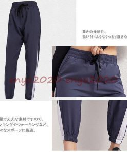 ヨガパンツ ヨガウェア 薄手 UVカット レディース スポーツパンツ ダンスウェア トレーニング 動きやすい ジョガーパンツ スポーツウェア ゴムウェスト * ヨガパンツ