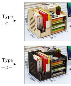 ボックスファイル 書類棚 文具収納 ドキュメントスタンド 卓上 書類ケース 分類 小物入れ 学校 ファイルボックス オフィス 机収納ケース 卓上ケース * 書類ケース、図面ケース