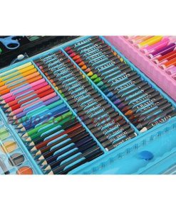 プレゼント 固形水彩 150ピース 色鉛筆 お絵かきセット ファーバーカステル カラーサインペン 絵の具セット クレヨン 水性色鉛筆 お徳用 * 色鉛筆