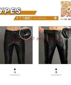 メンズ革パン　春秋冬　レザーパンツ　防風防寒 バイクパンツ　ロングパンツ　スリム　スキニー モーターパンツ ライダース * パンツ