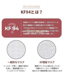 不織布マスク KF94マスク 100枚 柳葉型 メンズ レディース  KN95 同級 50枚 4層構  立体マスク PM2.5 口紅付きにくい 男女兼用 * マスク