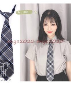 ワンタッチ 女子高生 ネクタイ チェック柄 かわいい リボン レディース 制服リボン スクールタイ 代引不可 蝶ネクタイ スクールリボン * リボン、ネクタイ