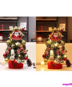 クリスマスツリー 卓上 30cm 45cm 60cm デコレーションツリー LED ミニツリー クリスマス飾り オートメイト プレゼント かわいい 簡単な組立品 部屋 商店 姫系 * コニファー、針葉樹