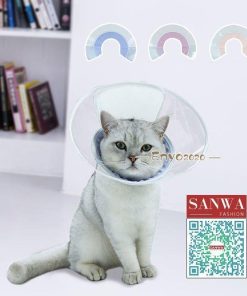 エリザベスカラー エリカラ 犬用　猫用 ペット用品　術後保護 介護 手術服 抗菌消臭 術後服 傷舐め 足舐め 引っかき防止 傷口 美容 皮膚炎症 避妊 医療用 * エリザベスカラー