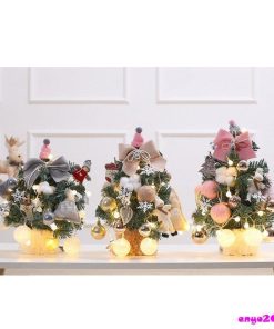 クリスマスツリー 卓上 30cm 45cm 60cm デコレーションツリー LED ミニツリー クリスマス飾り オートメイト プレゼント かわいい 簡単な組立品 部屋 商店 姫系 * コニファー、針葉樹