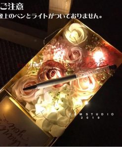 母の日 石鹸花 アレンジメント ソープフラワー 結婚祝い バレンタイン ボックス 造花 ホワイトデー ギフト お返し ボックスフラワー * 花束、アレンジメント