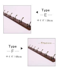 壁掛けハンガー ウォールシェルフ　簡単取付　壁面収納 ウォールラック 壁掛けフック ハンガーラック コートハンガー ウォールハンガー ハンガー * ウォールフック