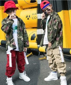 キッズ ダンス衣装 ヒップホップ HIPHOP パンツ ダンスパンツ 長ズボン 男の子 女の子 子供用 ジャズダンス 発表会 練習着 ステージ衣装 演出服 * 下着