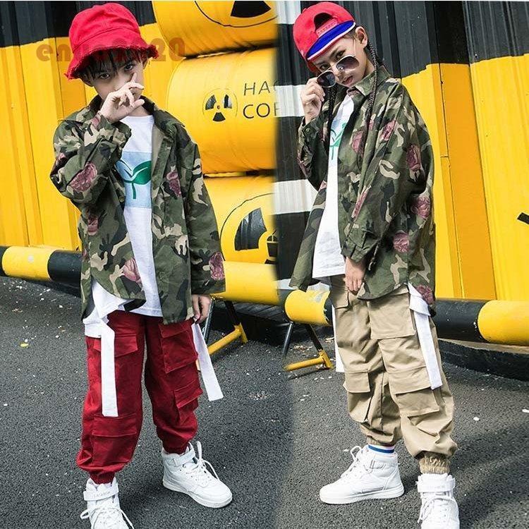 キッズ ダンス衣装 ヒップホップ HIPHOP パンツ ダンスパンツ 長ズボン 男の子 女の子 子供用 ジャズダンス 発表会 練習着 ステージ衣装 演出服 * 下着