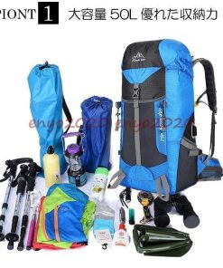 登山リュック バックパック レディース USBポート 登山リュック 登山バッグ 45L メンズ 防災リュック リュック 撥水 * バックパック、ザック