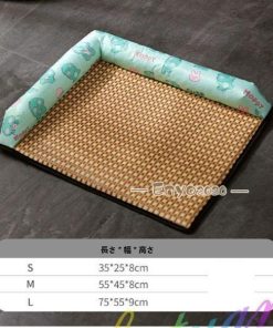 ペットベッド ひんやり ペット用クッション 夏用 涼しい席 い草シート 夏 夏用ベッド 犬 猫 ペット用クールソファ マット 洗える 暑さ対策 通気 * その他犬用品